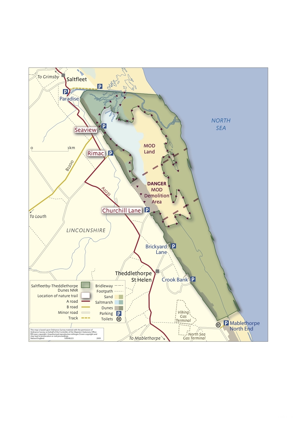 Saltfleetby - Theddlethorpe Dunes (Near Mablethorpe, Lincolnshire)